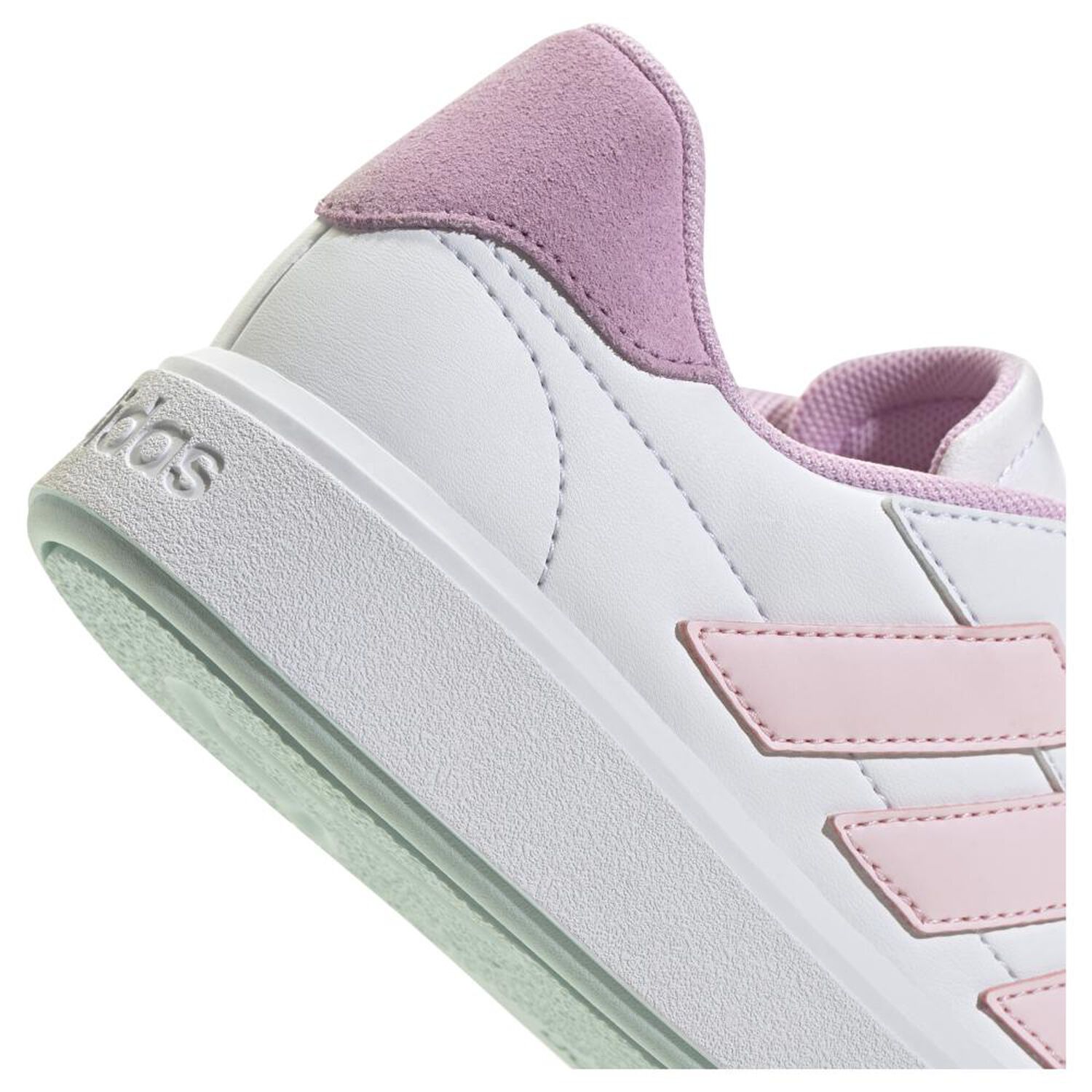 Zapatilla Urbana Ni&ntilde;a Adidas Courtblock J Blanco image number 7.0