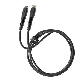 Cable Cargador Sleve Line X Usb Tipo C A Lightning Black