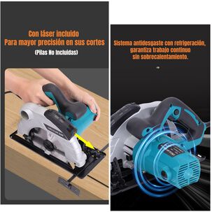 Sierra Circular El&eacute;ctrica Con L&aacute;ser 7-1/4" 1800w G01