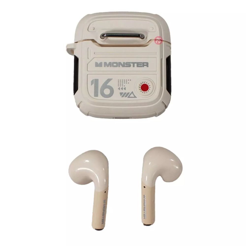 Audifonos Inal&aacute;mbricos Monster Airmars Xkt16 Bateria 20h Bt 5.4 Beige image number 0.0