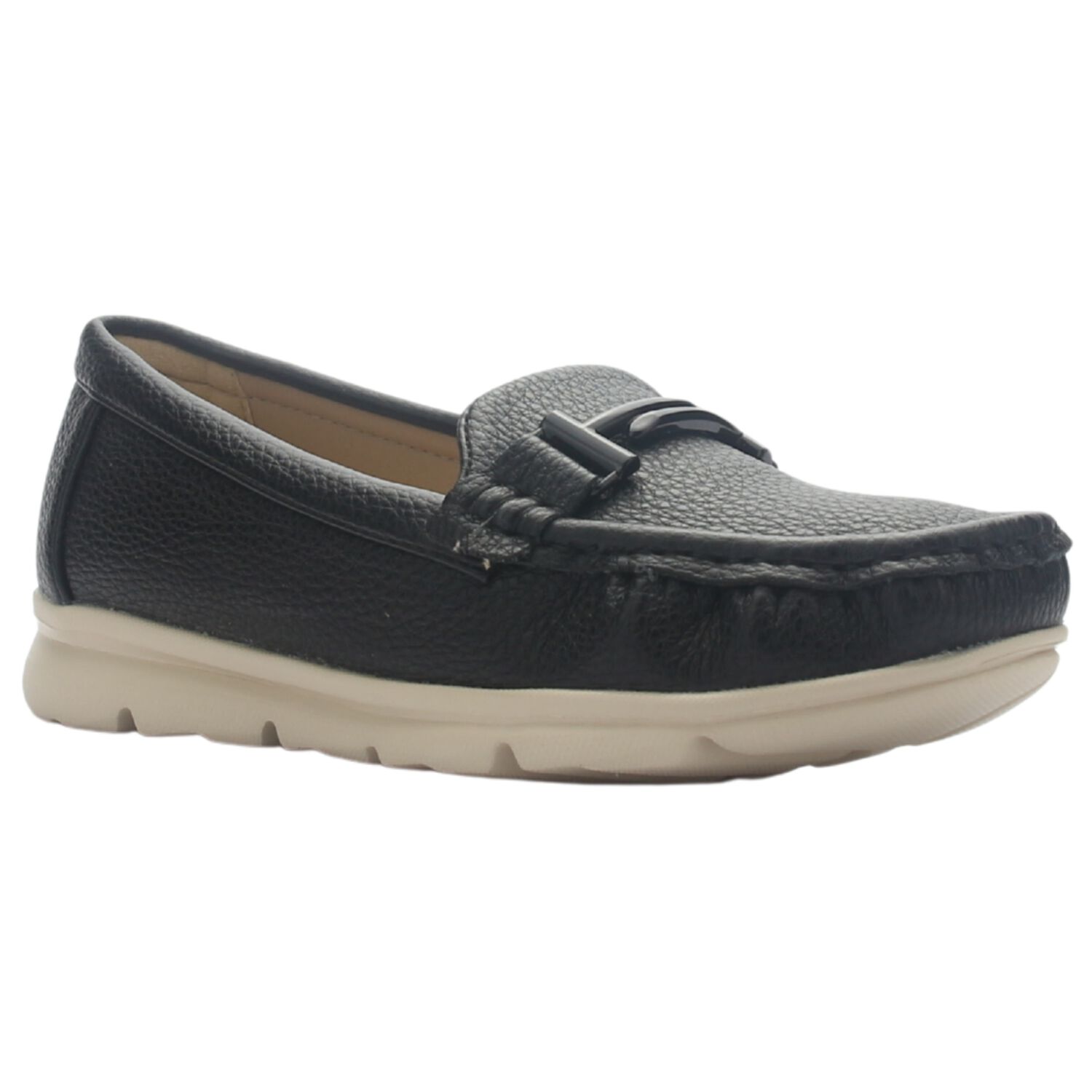 Mocasin De Mujer De Color Negro Casual Chalada Leve-1 image number 2.0