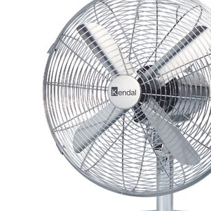 Ventilador De Mesa Kendal 16 Pulgadas Metal Cromado Zf-1616d-ii