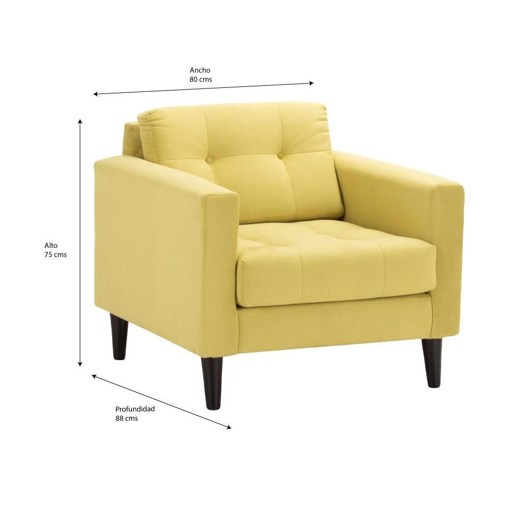 Set Sofá Bodevir Retro / 1-1 Cuerpos image number 4.0