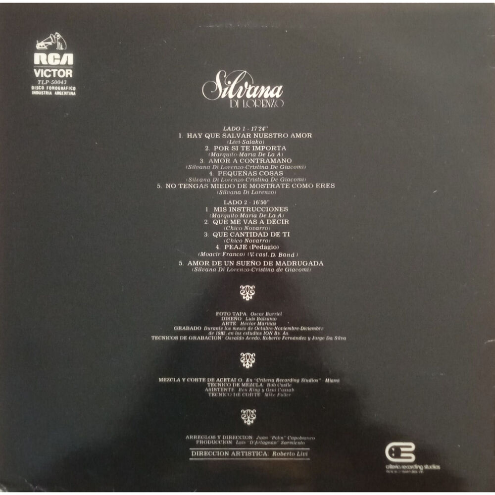 Silvana Di Lorenzo - Silvana Di Lorenzo | Vinilo Usado image number 1.0