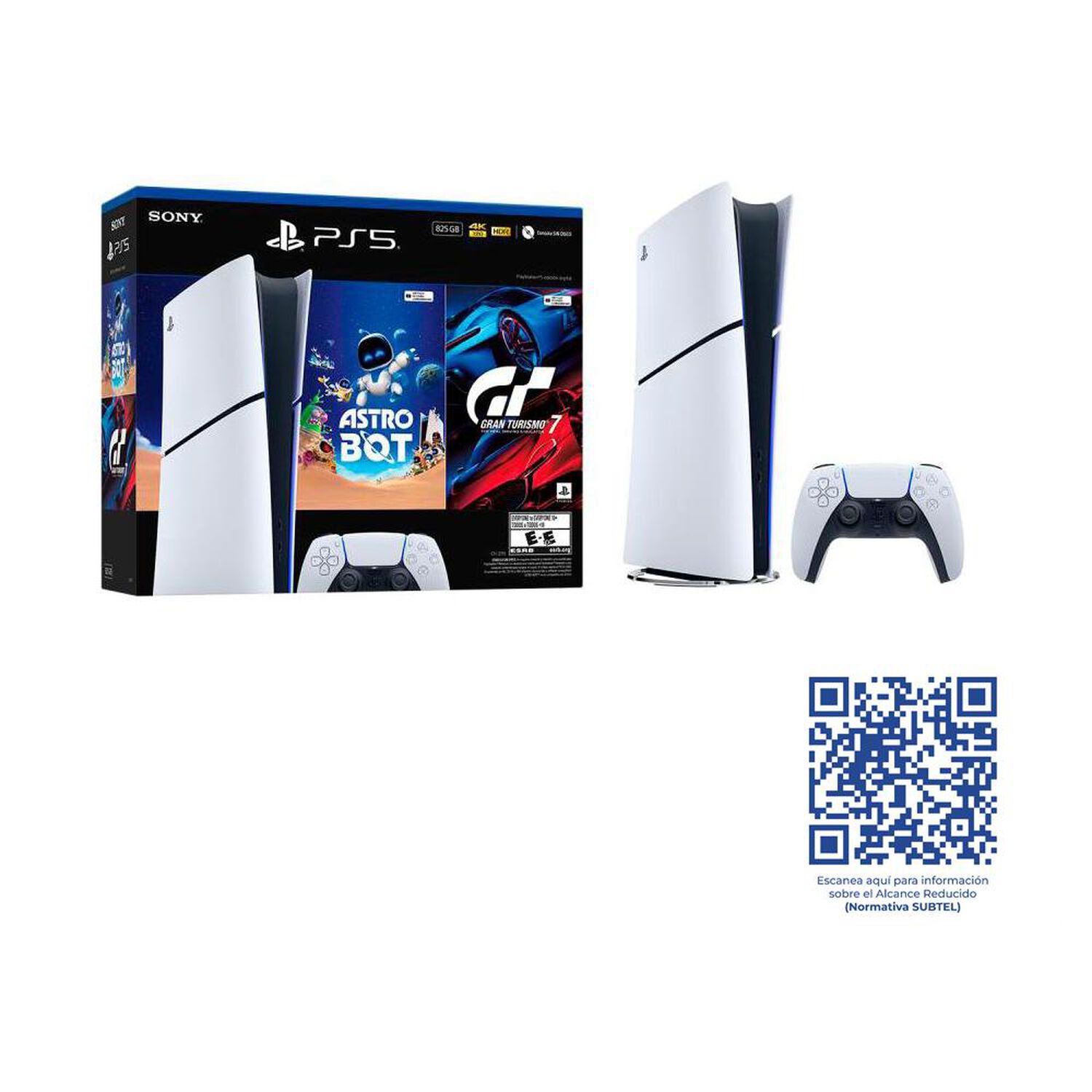 Consola PS5 Edici&oacute;n Digital 825 GB + Juego Astro Bot + Juego Gran Turismo 7 image number 3.0