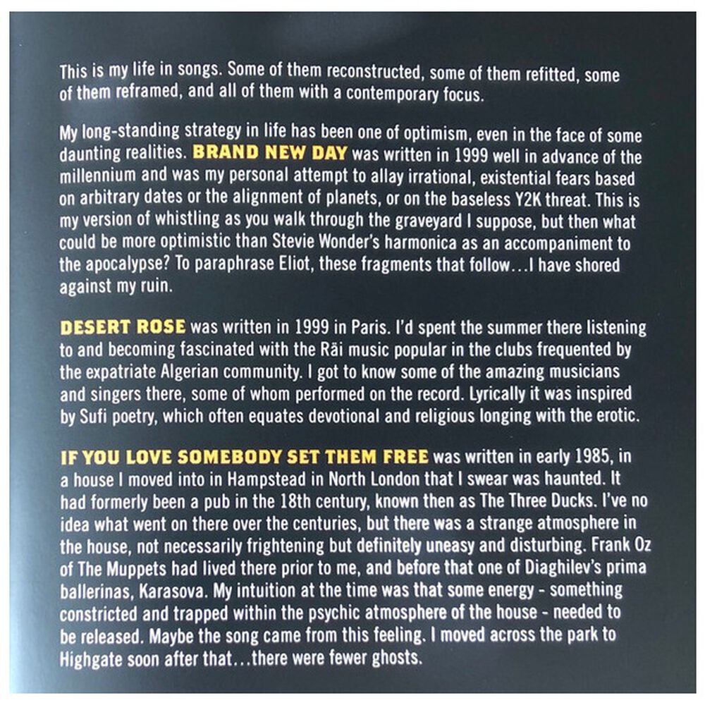 Sting - My Songs (digipack) | Cd image number 6.0