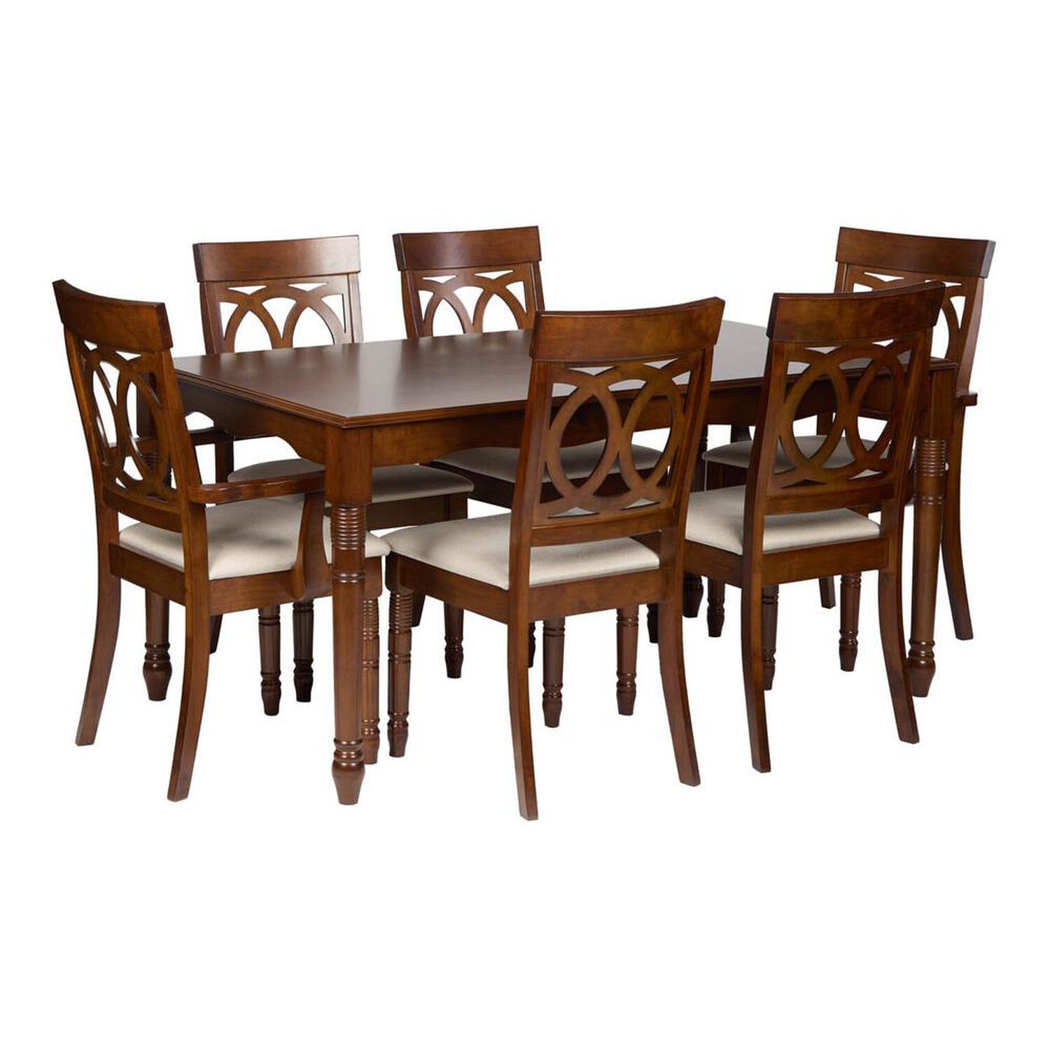 Juego De Comedor Casaideal Florencia / 4 Sillas / 2 Sitiales image number 3.0