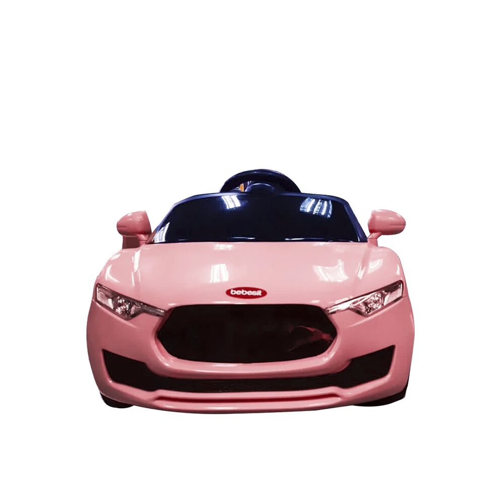 Auto A Bateria Cabrio 6v Rosa Bebesit image number 1.0