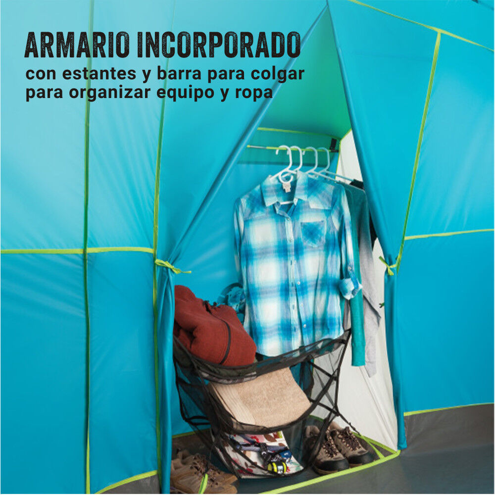 Carpa Tenaya Lake Fast Pitch Coleman Con Closet 8 Personas image number 4.0