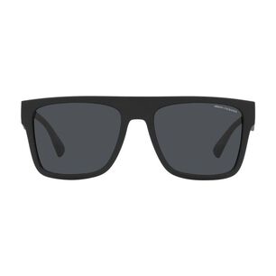 Lentes De Sol Matte Black Sustentable Armani Exchange