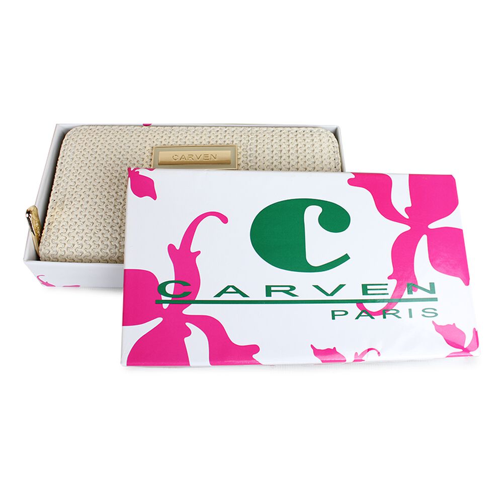 Billetera Mujer Lidia Beige Carven Paris image number 4.0