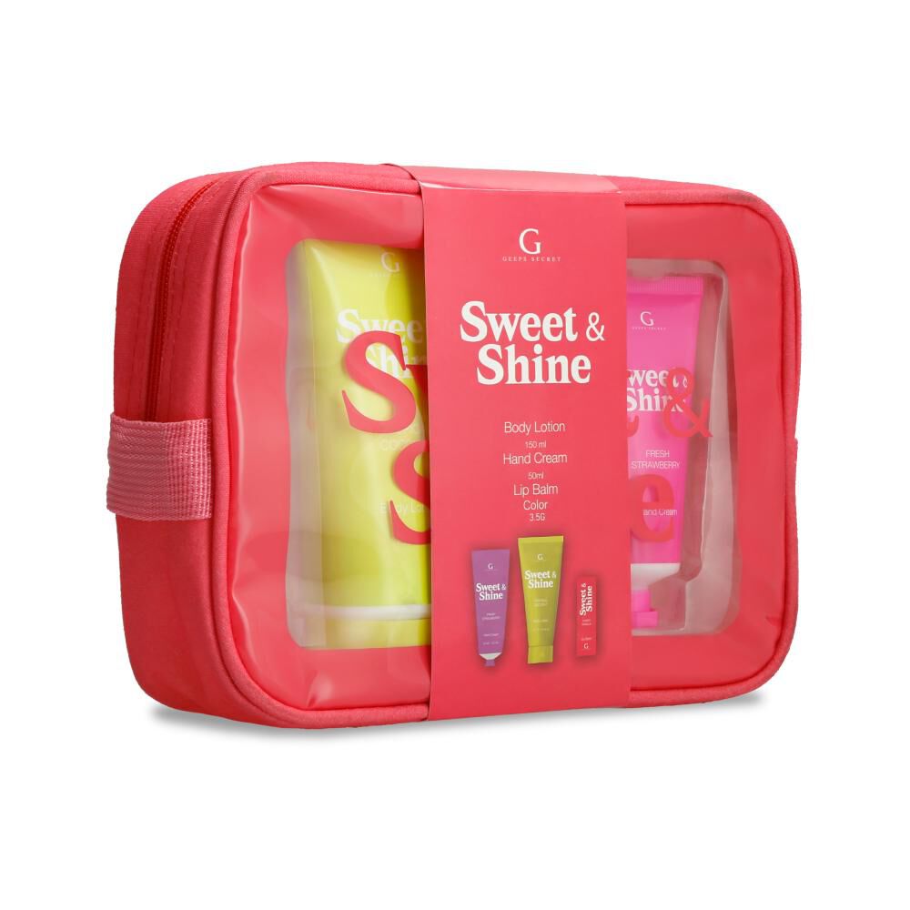 Set De Belleza Body Geeps Secret / 50 Ml + 50 Ml + 3.5 G / + Crema De Manos + Loción Corporal + Bálsamo Labial image number 1.0