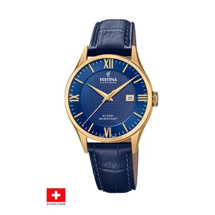 Reloj F20010/3 Festina Swiss Azul Hombre Swiss Made