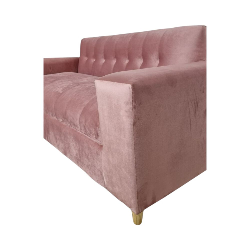 Sofa Dos Cuerpos Felpa Palo Rosa image number 1.0