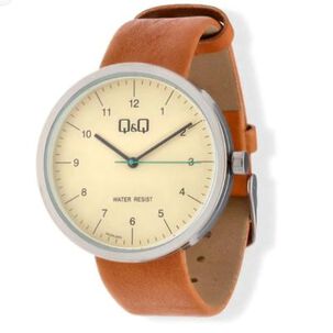 Reloj Qc24j305y Mujer Analogo Cuero
