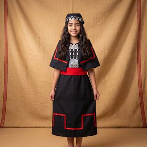 Traje T&iacute;pico Mapuche Con Accesorios Trapelacucha - Disfraz