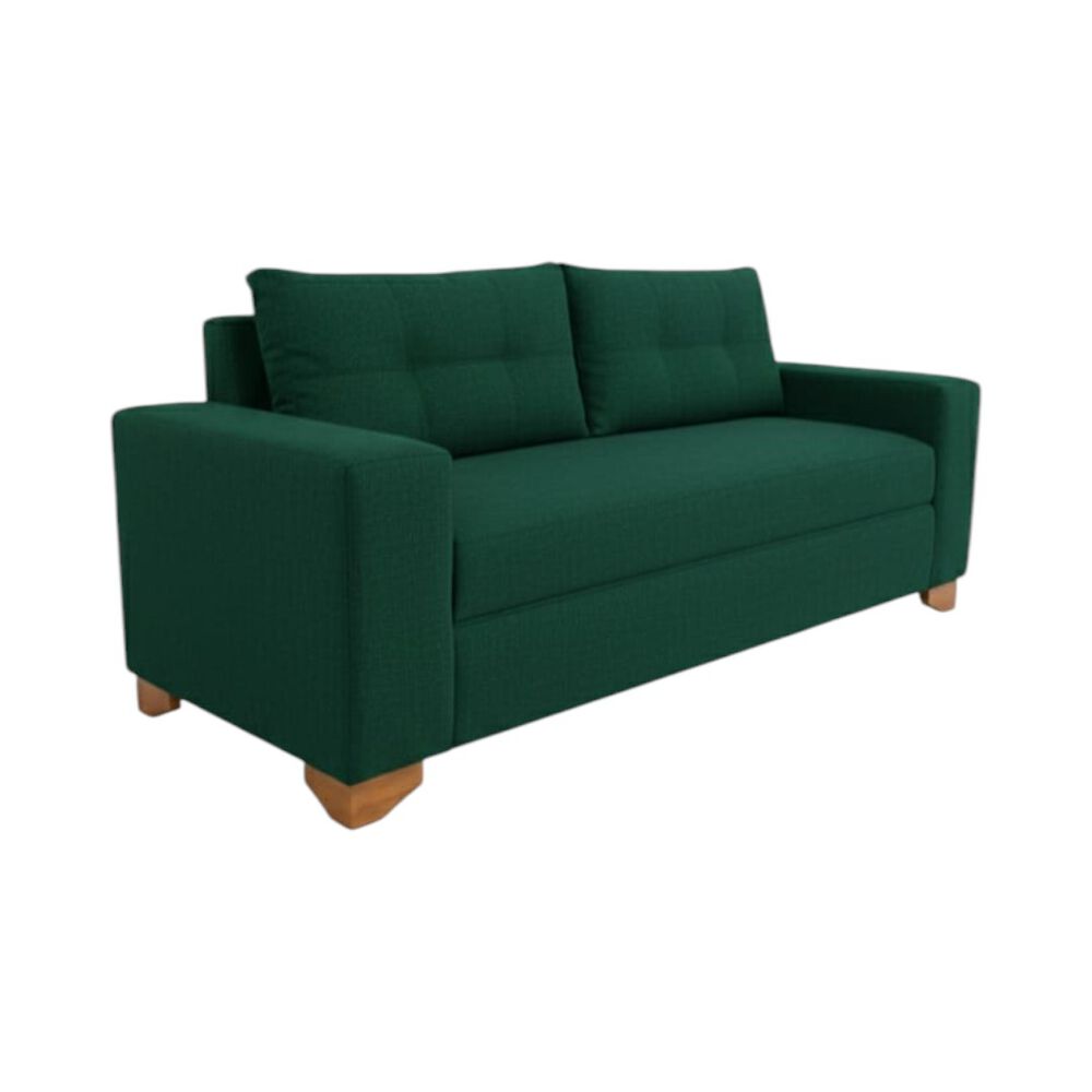 Sofa Paris Dos Cuerpos Lino Verde image number 2.0
