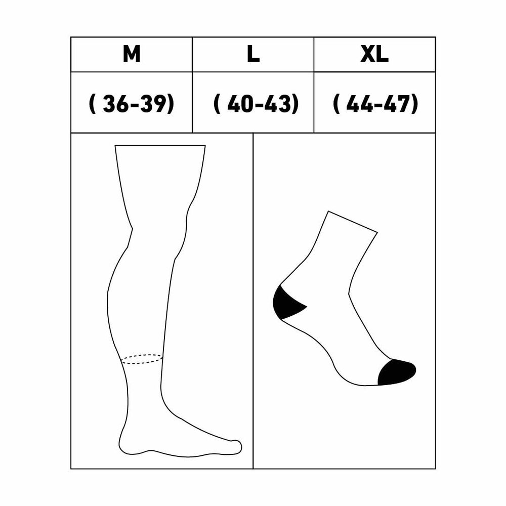 Calcetines Funstep Ciclismo Rojo/gris Medios Xl (44-47) image number 5.0