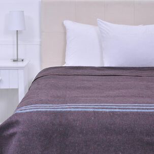 Frazada Termica Queen Lineas Morado