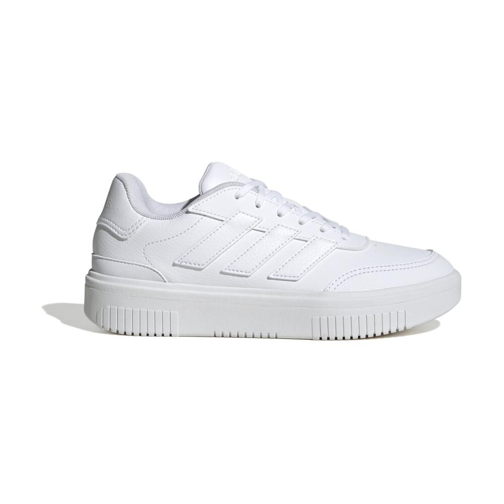 Zapatilla Urbana Mujer Adidas Courtblock Blanco image number 1.0