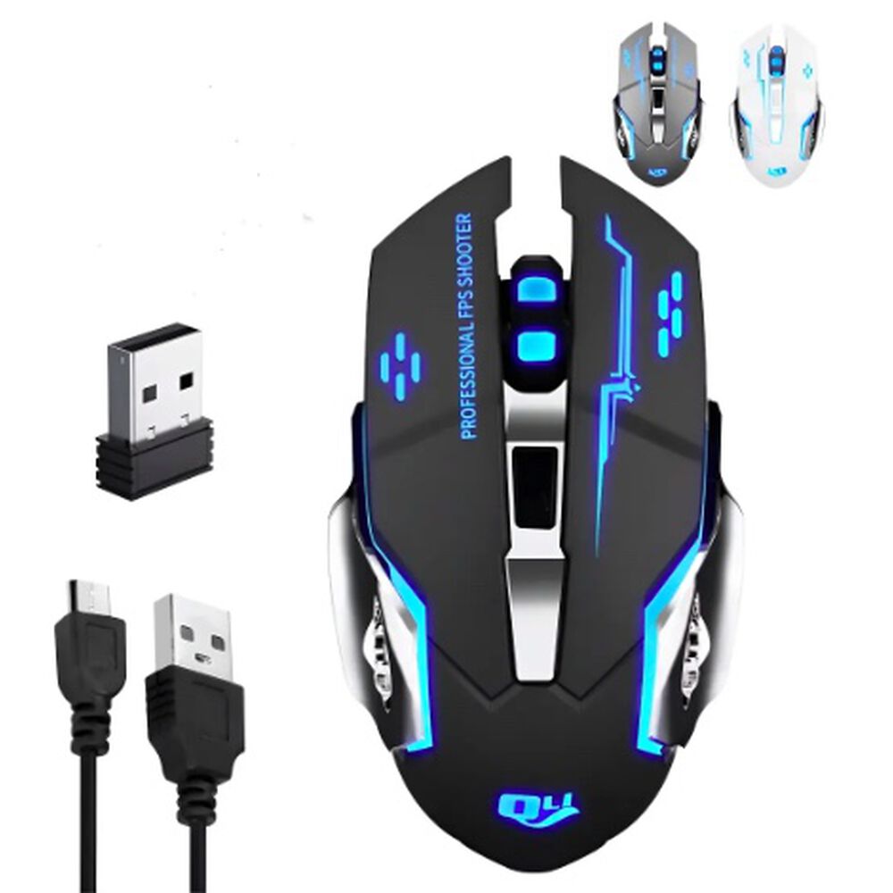 Mouse Gamer Inal&aacute;mbrico Silencioso image number 0.0