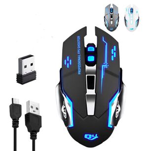 Mouse Gamer Inal&aacute;mbrico Silencioso