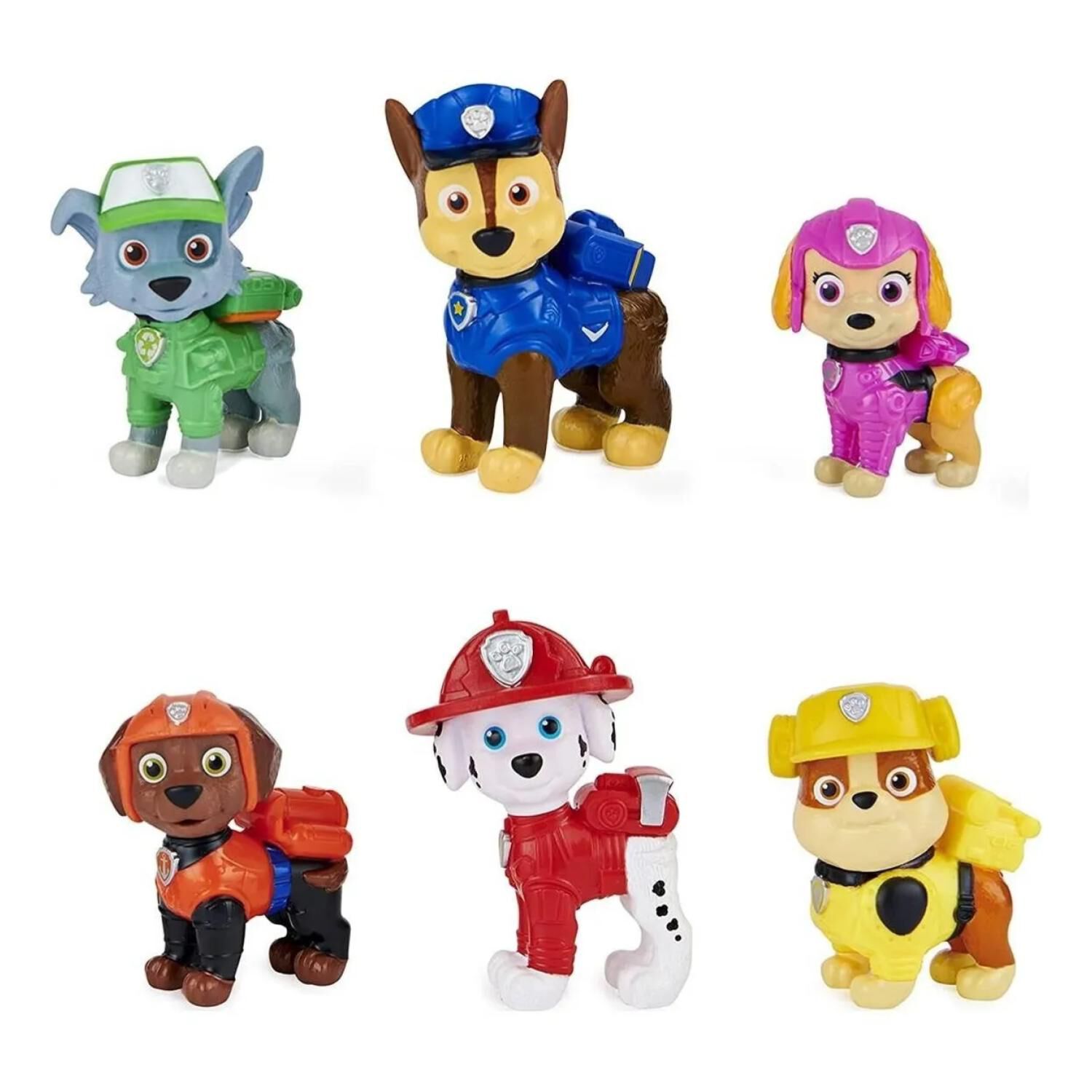 Juguete Set 6 Figuras Paw Patrol The Movie 6cm Infantil image number 0.0