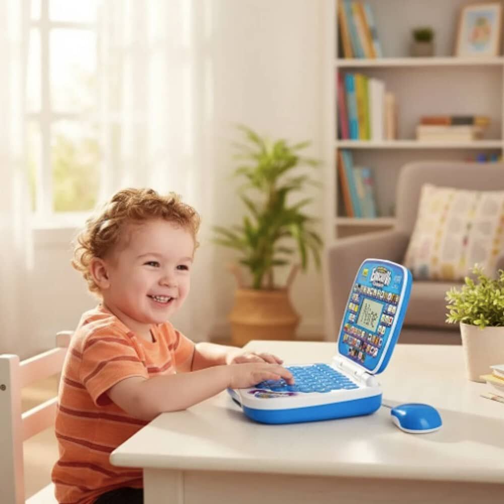 Computador Did&aacute;ctico Interactivo Para Ni&ntilde;os Espa&ntilde;ol-ingles Azul image number 1.0