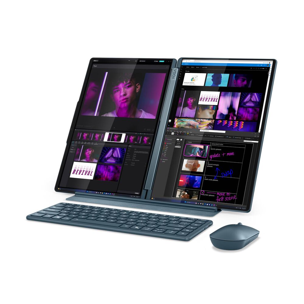 Notebook Yoga Book 9i Gen 10 Intel Core I9 32gb Ram 1tb Ssd 14" + Lápiz Óptico + Mouse + Teclado image number 3.0