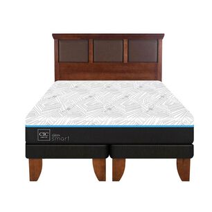 Cama Europea Cic Green Infinity / King / Base Dividida + Respaldo