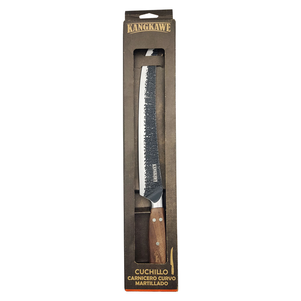 Cuchillo 10" Carnicero Curvo Martillado image number 4.0