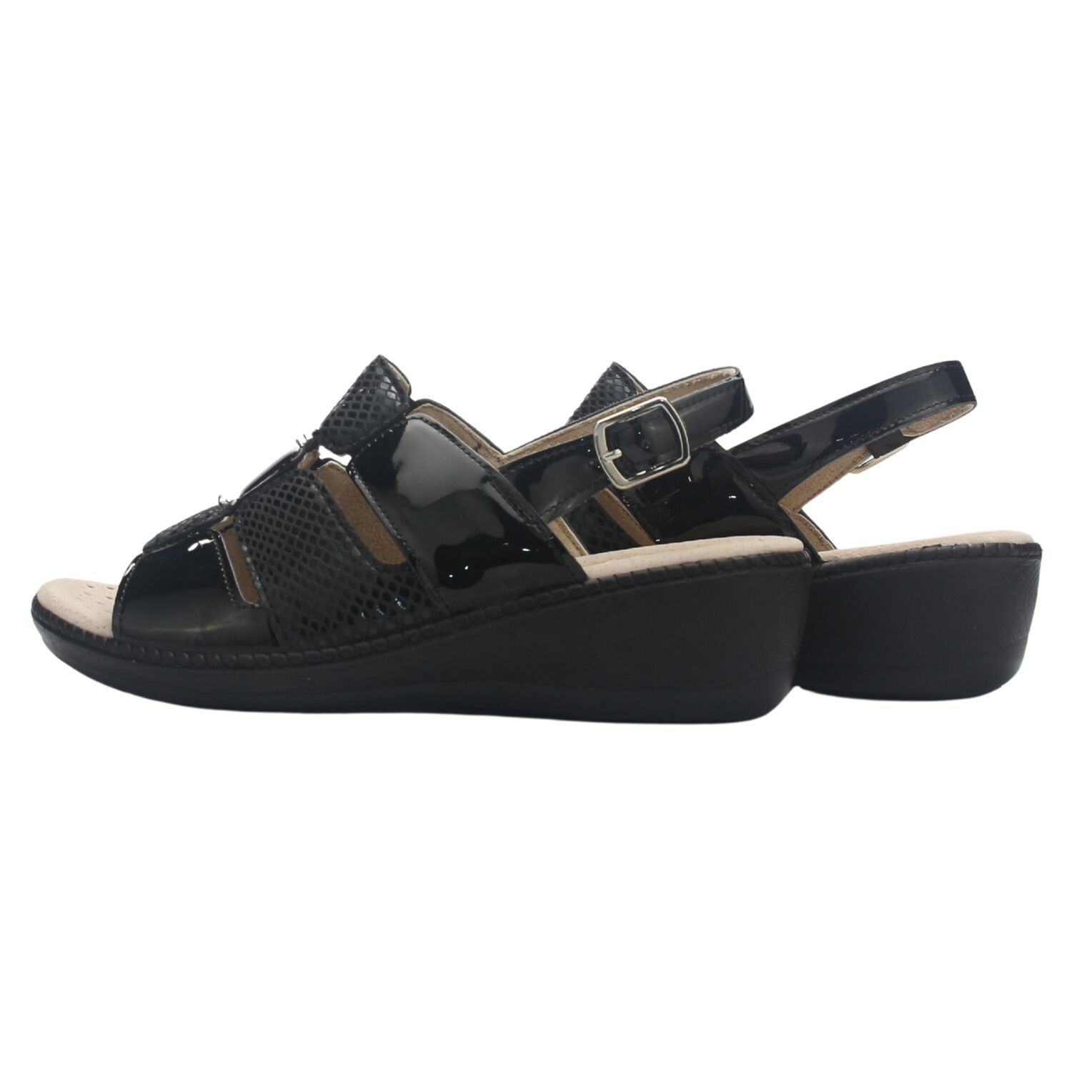 Sandalia Mujer Chalada Lupe-85 Negro Casual image number 7.0