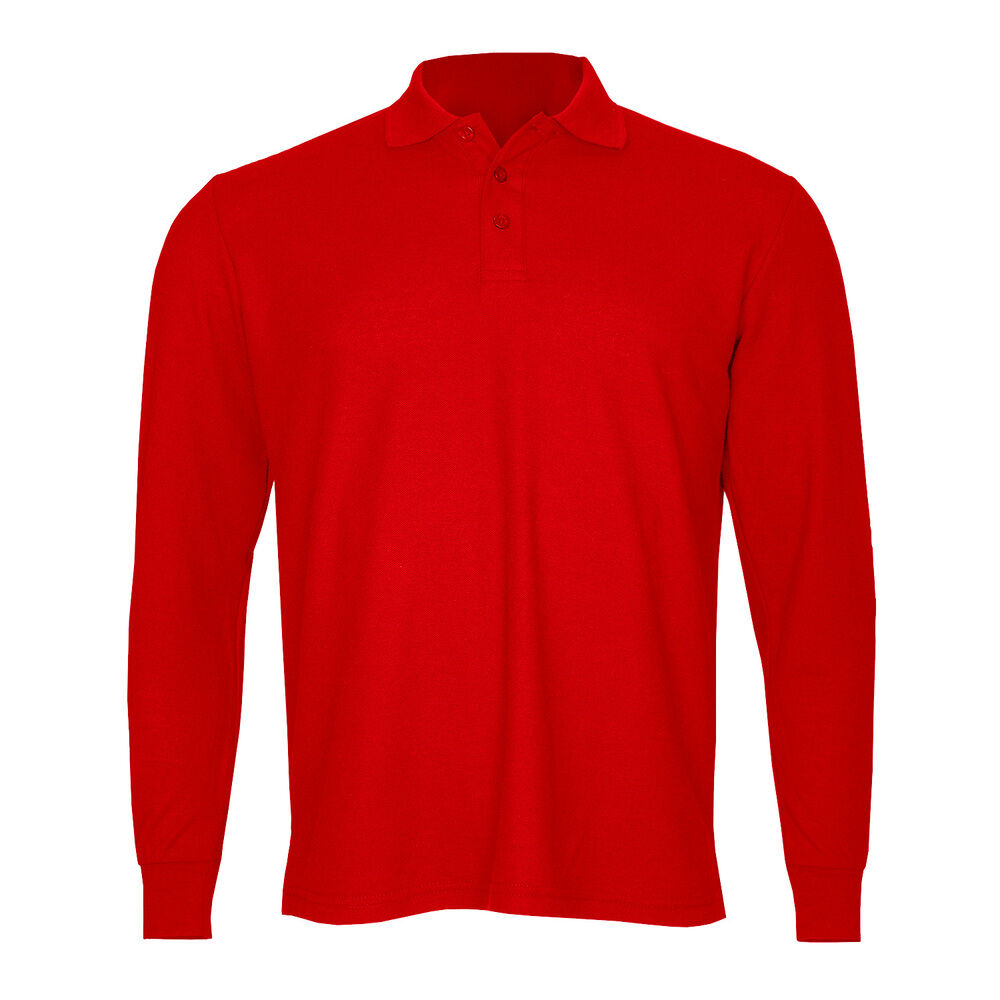Polera Algodón Pique Manga Larga Velox Hombre image number 0.0