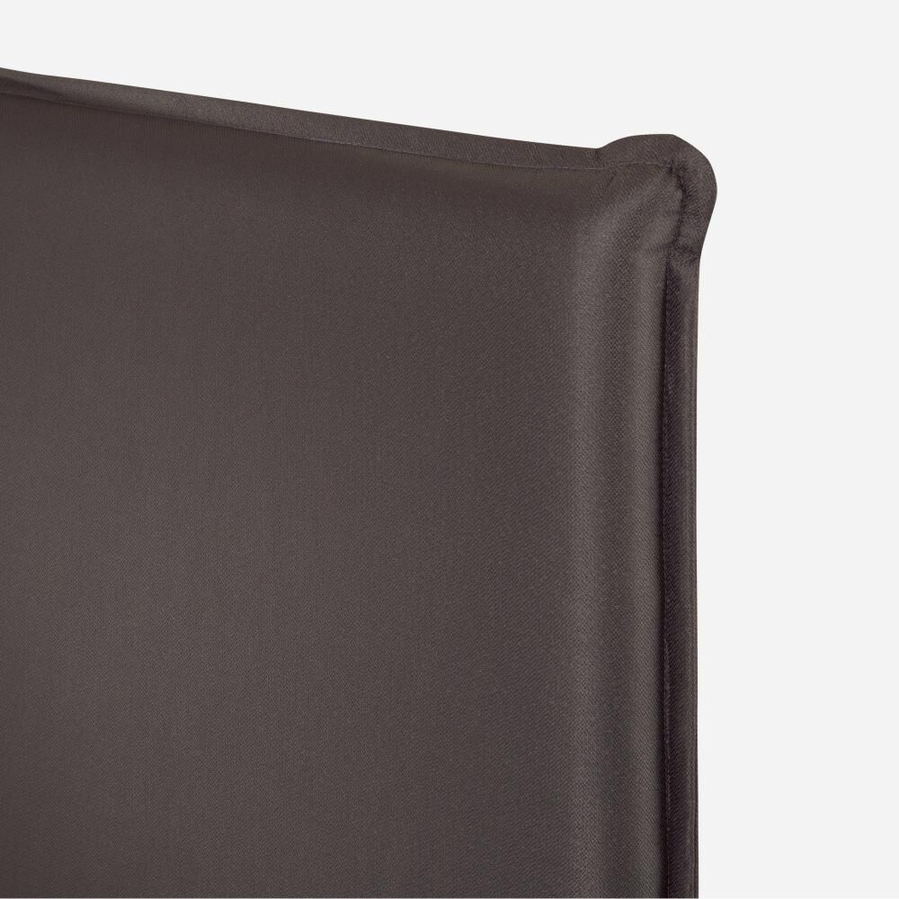 Cama Europea Rosen New Style 4 Plus / 2 Plazas / Base Dividida  + Respaldo Maurice Chocolate image number 3.0