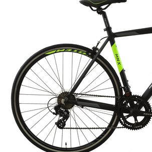Bicicleta De Ruta Totem 700*52 Mnx Negro Con Verde