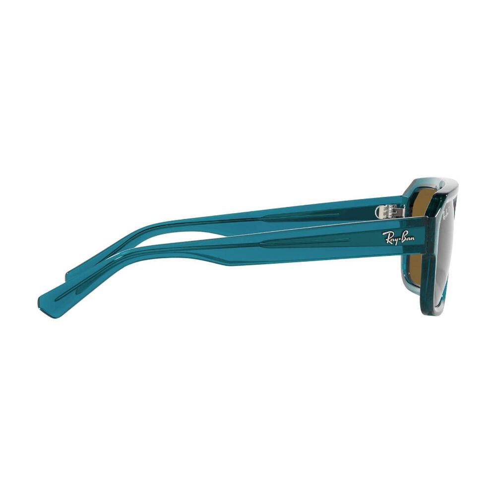 Lentes De Sol Corrigan Transparent Light Blue Polarizados Bio-based Sustentable Ray-ban image number 9.0