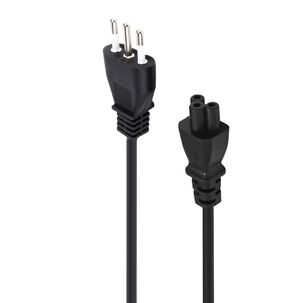 Cable De Poder Tipo Trébol 1.8 Mt Reforzado 220v / 3 Pin