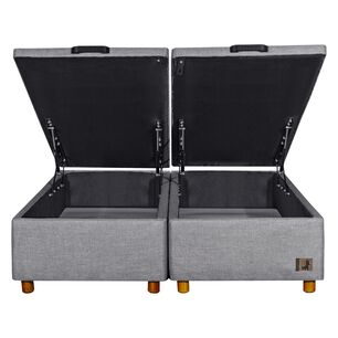 Base Cama Mons Ba&uacute;l 200 Gris / Super King / Base Dividida