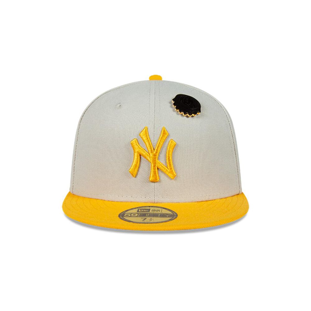 Gorra 59fifty New York Yankees Mlb Beer Pack Amarillo image number 2.0