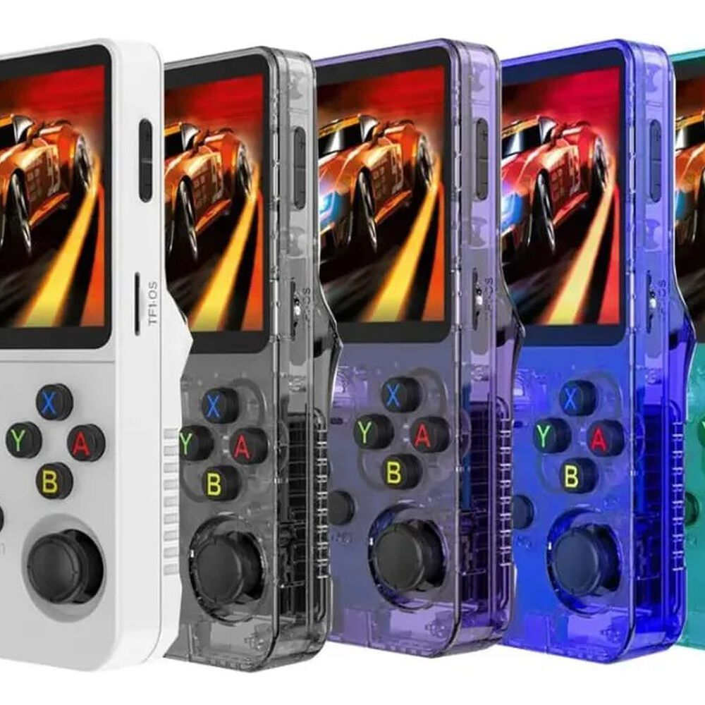 Pantalla Screen Consola Port&aacute;til R36s Color Azul Violeta image number 1.0