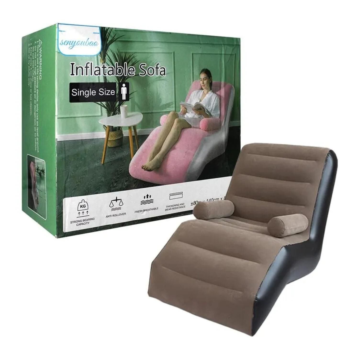 Sofa Cama Inflable Reclinable Interiores O Exteriores image number 2.0