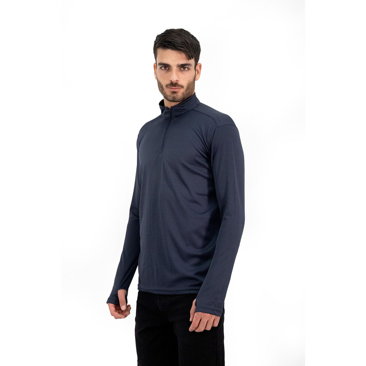 Polera Quebec Half-zip Iron Hombre image number 1.0