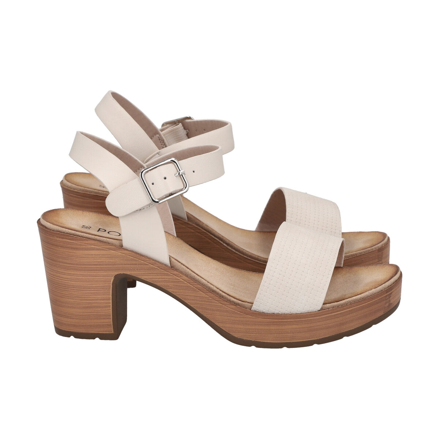 Sandalia Mujer Beige Trixie Police image number 2.0