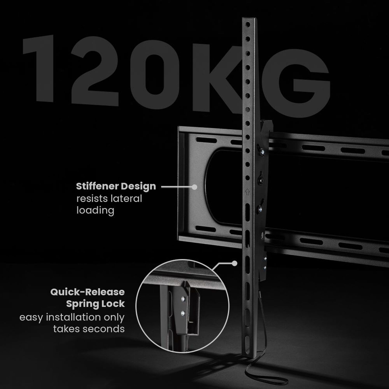 Soporte Inclinable Alta Carga Para Tv 60"~120" 120kg Brasforma Sbrp73-69t image number 7.0
