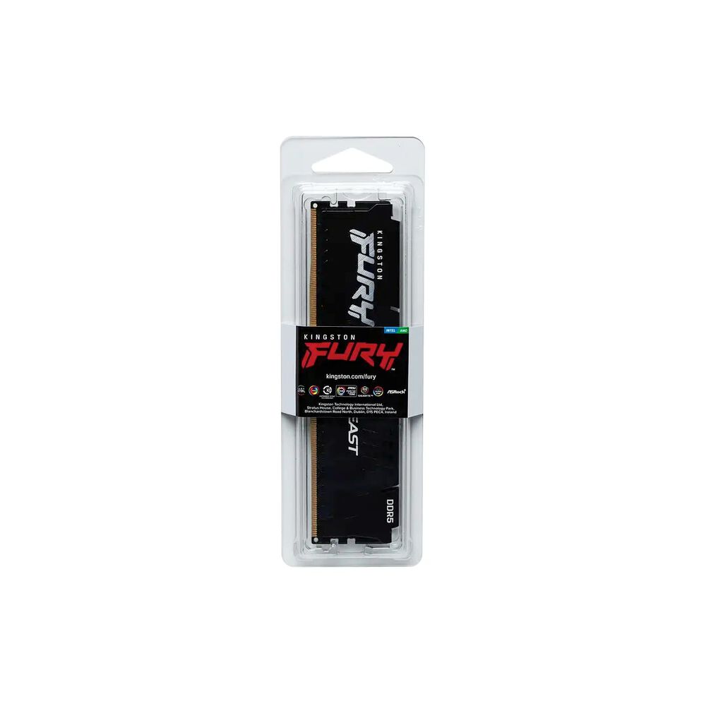Memoria Ram Kingston Fury Beast Black Expo 8gb Ddr5 5200mhz image number 2.0