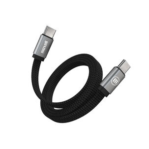Cable Trenzado Magn&eacute;tico 100w Usb C A Usb C Maxell 2 Metros Carga R&aacute;pida Negro