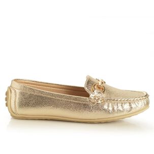 Mocasín Mujer Via Uno Oro