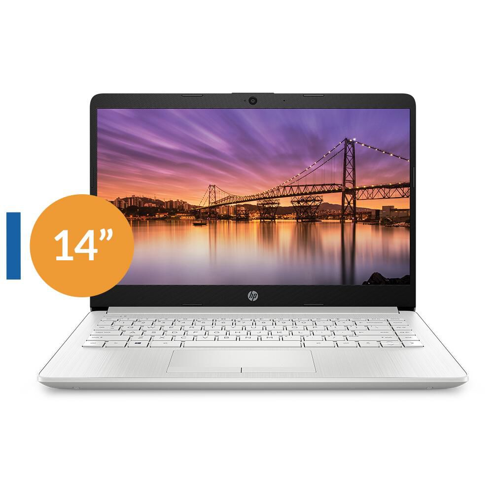 Notebook 14" HP 14-CF2051LA / Intel Core I3 / 4 GB RAM / INTEL UHD / 256 GB SSD image number 0.0