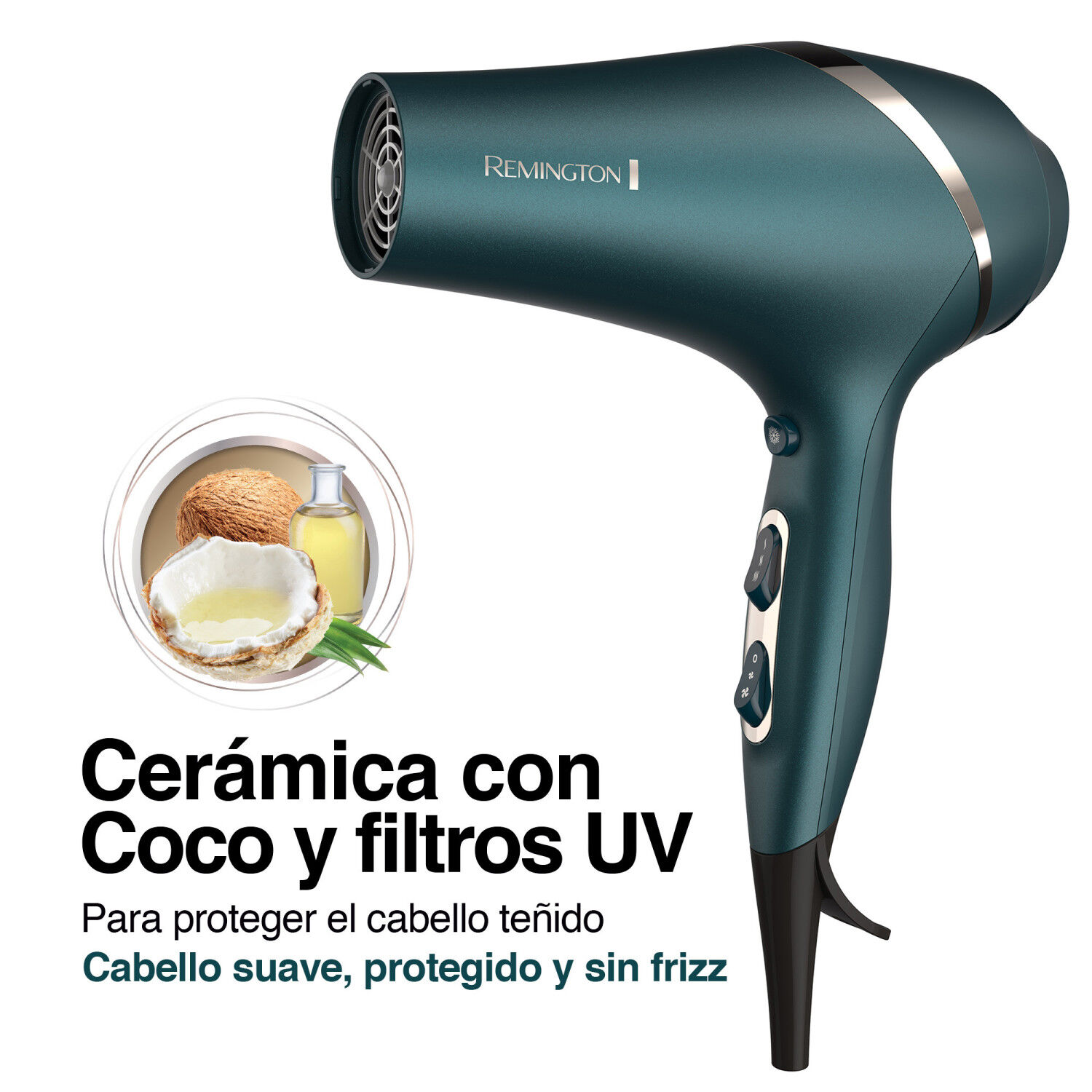 Secador De Pelo Remington Ad Coconut Therapy Ac8607 D11a image number 1.0