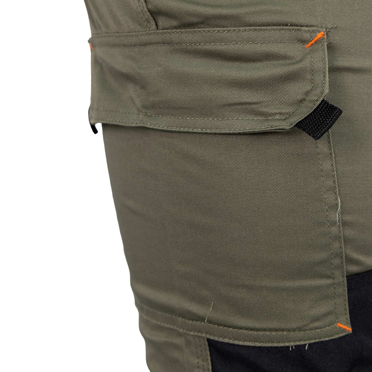 Pantal&oacute;n Cargo Hw Dakota Spandex Verde Oliva image number 6.0
